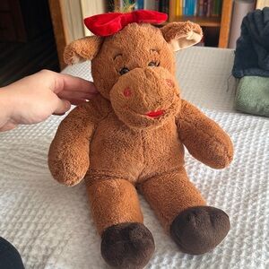 Build-A-Bear Christmas holly moose stuffed toy
